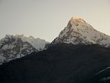 Poon Hill 15 Sunrise On Fang, Annapurna I, and Annapurna South